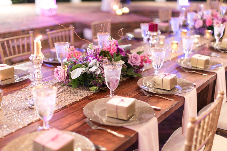 A Chic Plum & Champagne Wedding via TheELD.com