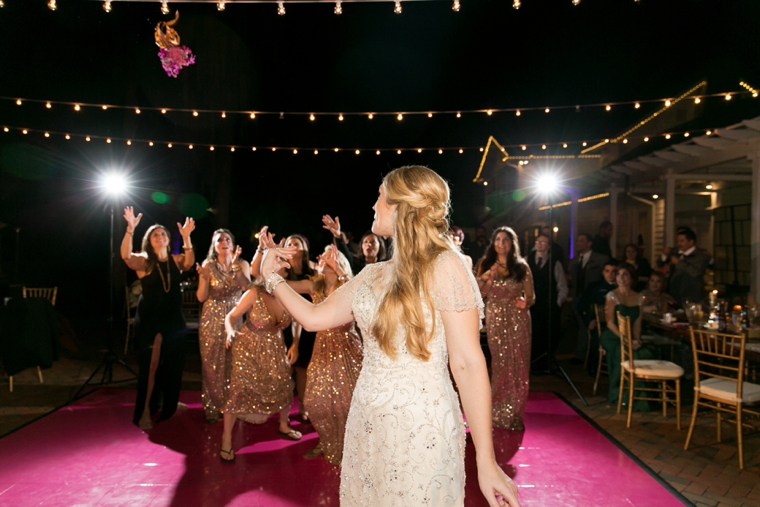 A Chic Plum & Champagne Wedding via TheELD.com