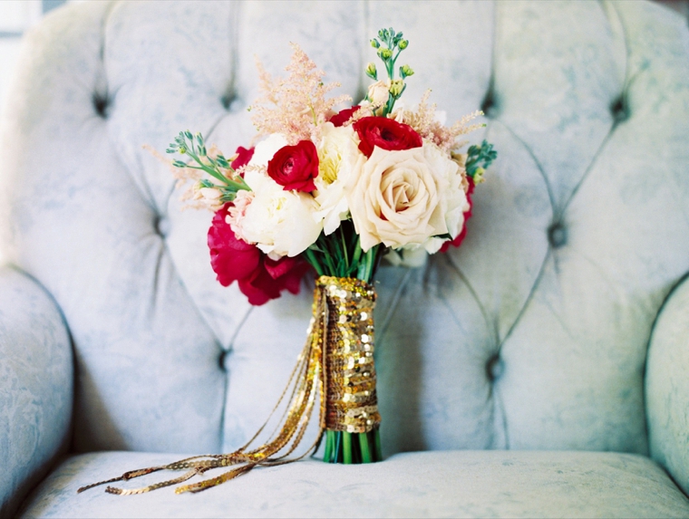 A Glitter Filled Colorful Wedding In North Carolina via TheELD.com