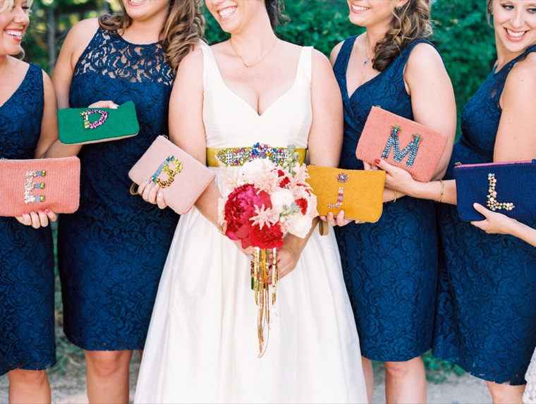 A Glitter Filled Colorful Wedding In North Carolina via TheELD.com