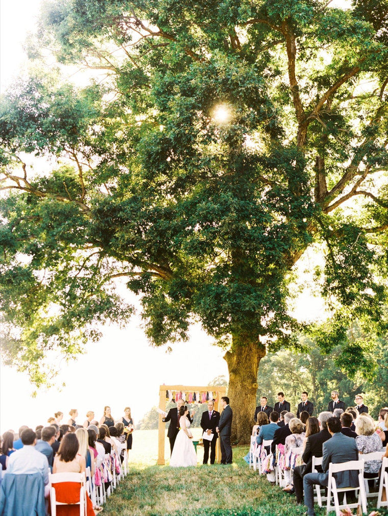 A Glitter Filled Colorful Wedding In North Carolina via TheELD.com