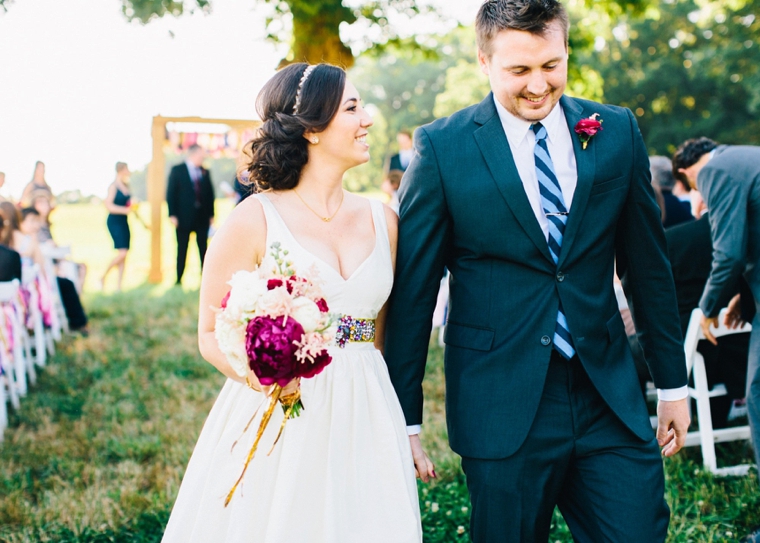 A Glitter Filled Colorful Wedding In North Carolina via TheELD.com