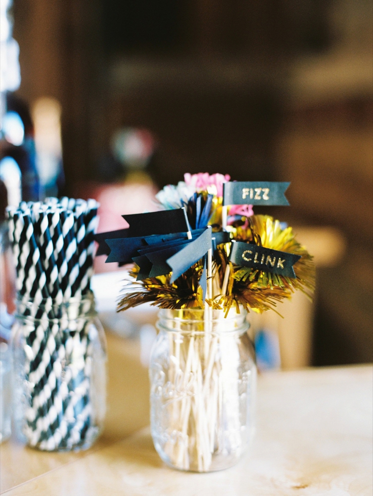 A Glitter Filled Colorful Wedding In North Carolina via TheELD.com