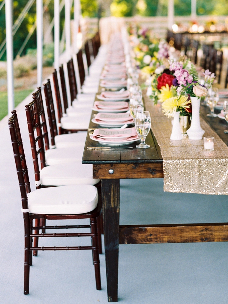 A Glitter Filled Colorful Wedding In North Carolina via TheELD.com