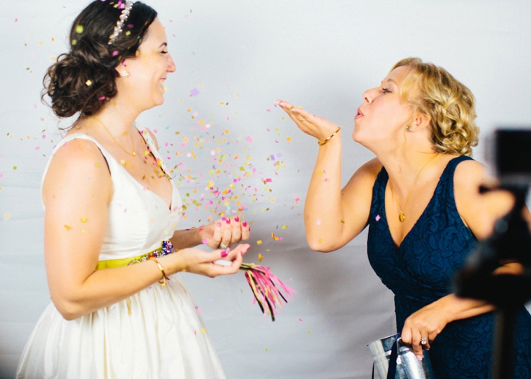 A Glitter Filled Colorful Wedding In North Carolina via TheELD.com