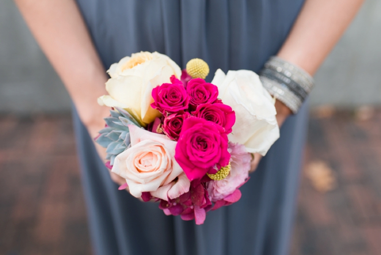 A Modern Pink Watercolor Wedding via TheELD.com