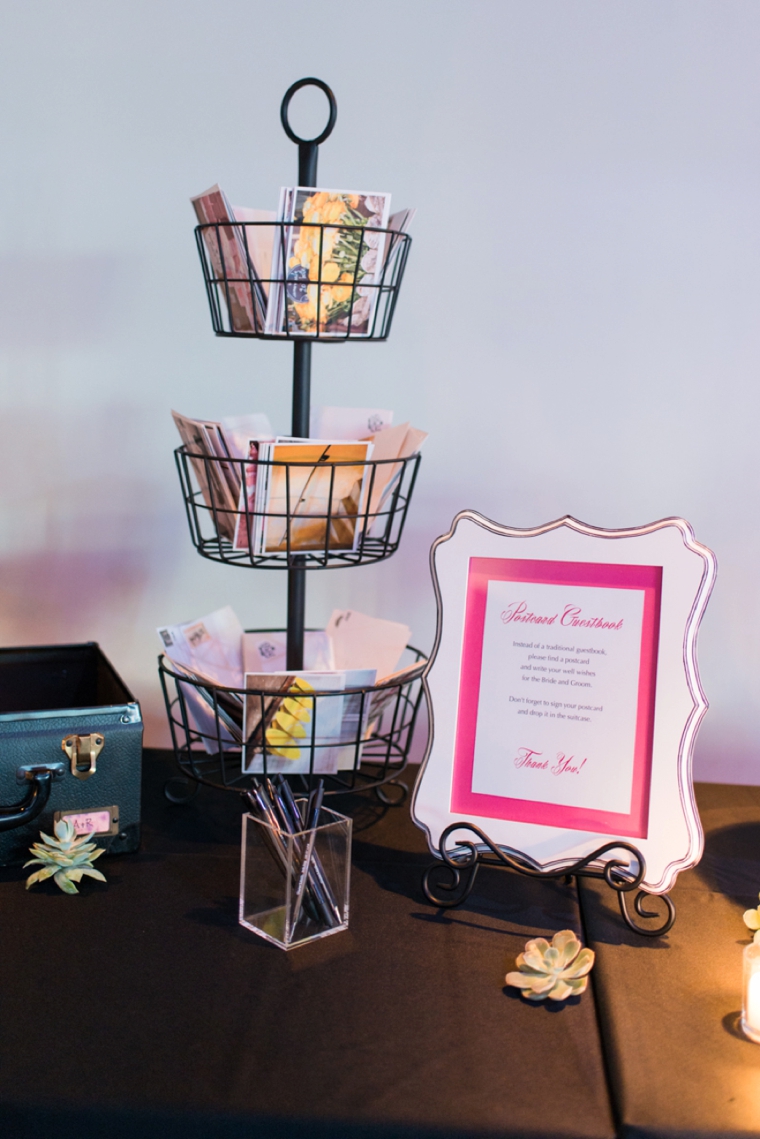 A Modern Pink Watercolor Wedding via TheELD.com