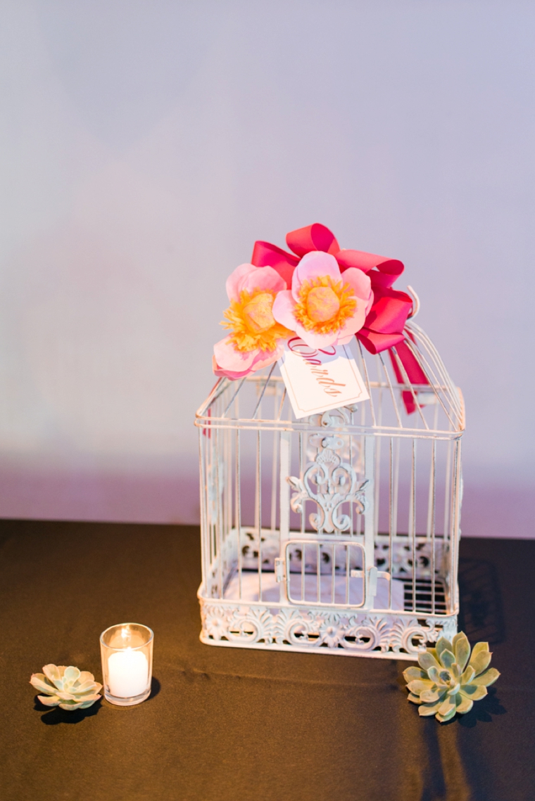 A Modern Pink Watercolor Wedding via TheELD.com