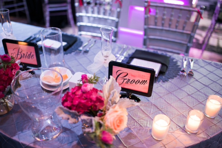 A Modern Pink Watercolor Wedding via TheELD.com