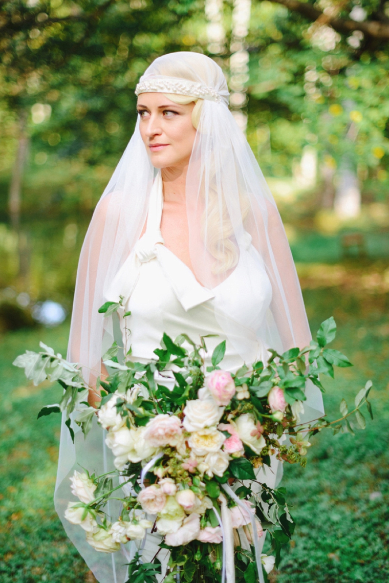 A Vintage Inspired Garden Wedding via TheELD.com