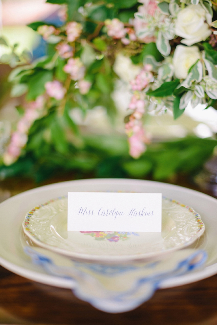 A Vintage Inspired Garden Wedding via TheELD.com