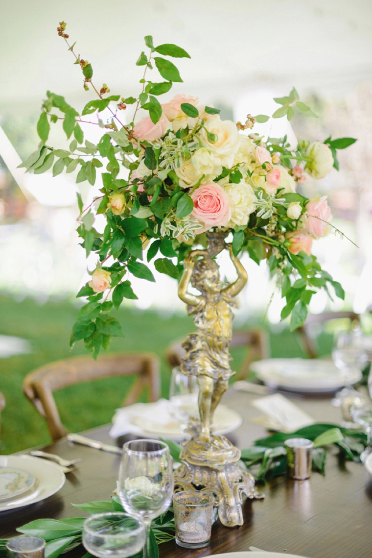 A Vintage Inspired Garden Wedding via TheELD.com