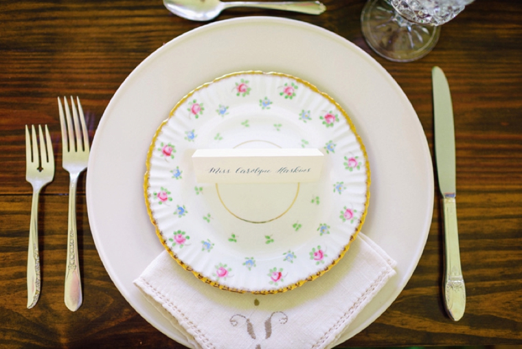 A Vintage Inspired Garden Wedding via TheELD.com