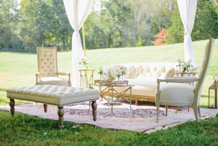 A Vintage Inspired Garden Wedding via TheELD.com