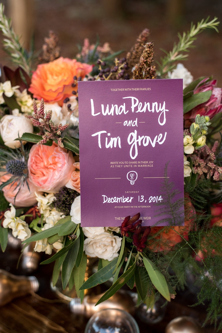 Eclectic Yellow, Plum & Marsala Wedding Ideas via TheELD.com