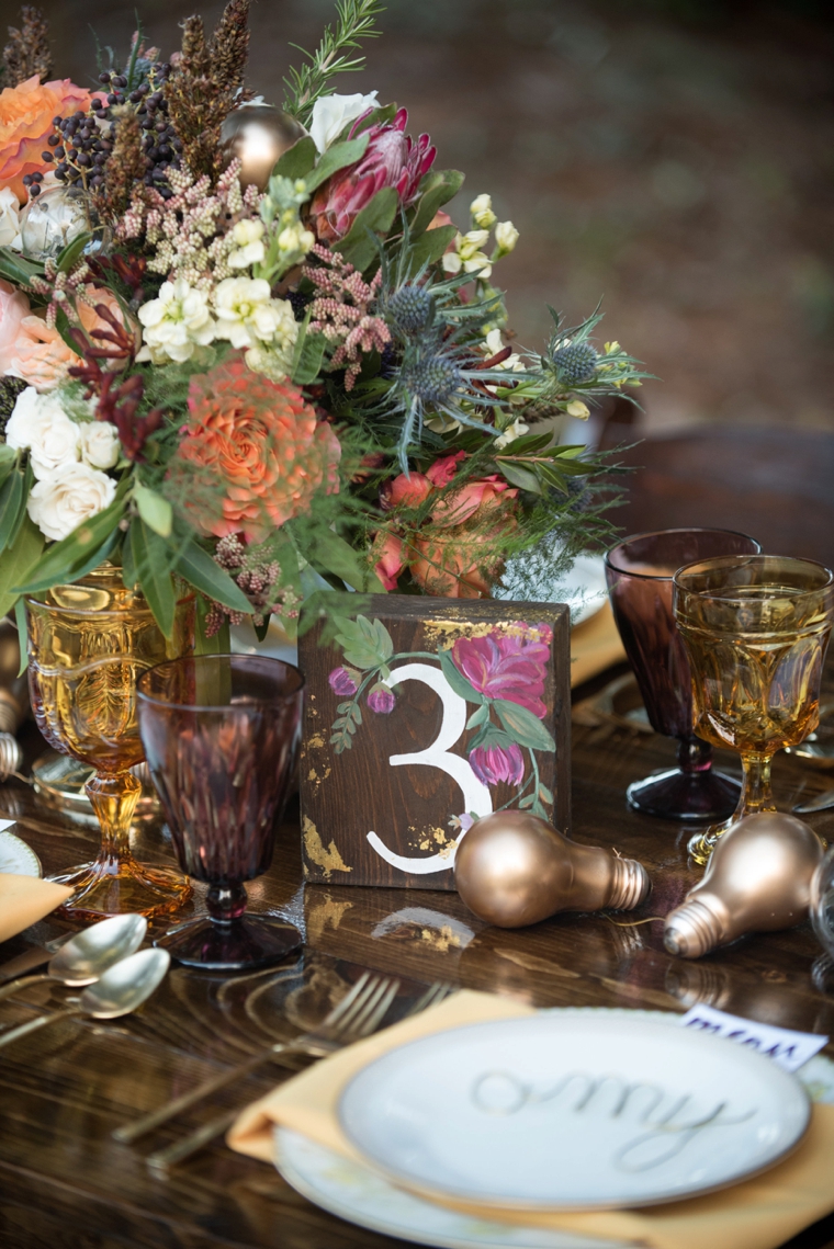 Eclectic Yellow, Plum & Marsala Wedding Ideas via TheELD.com