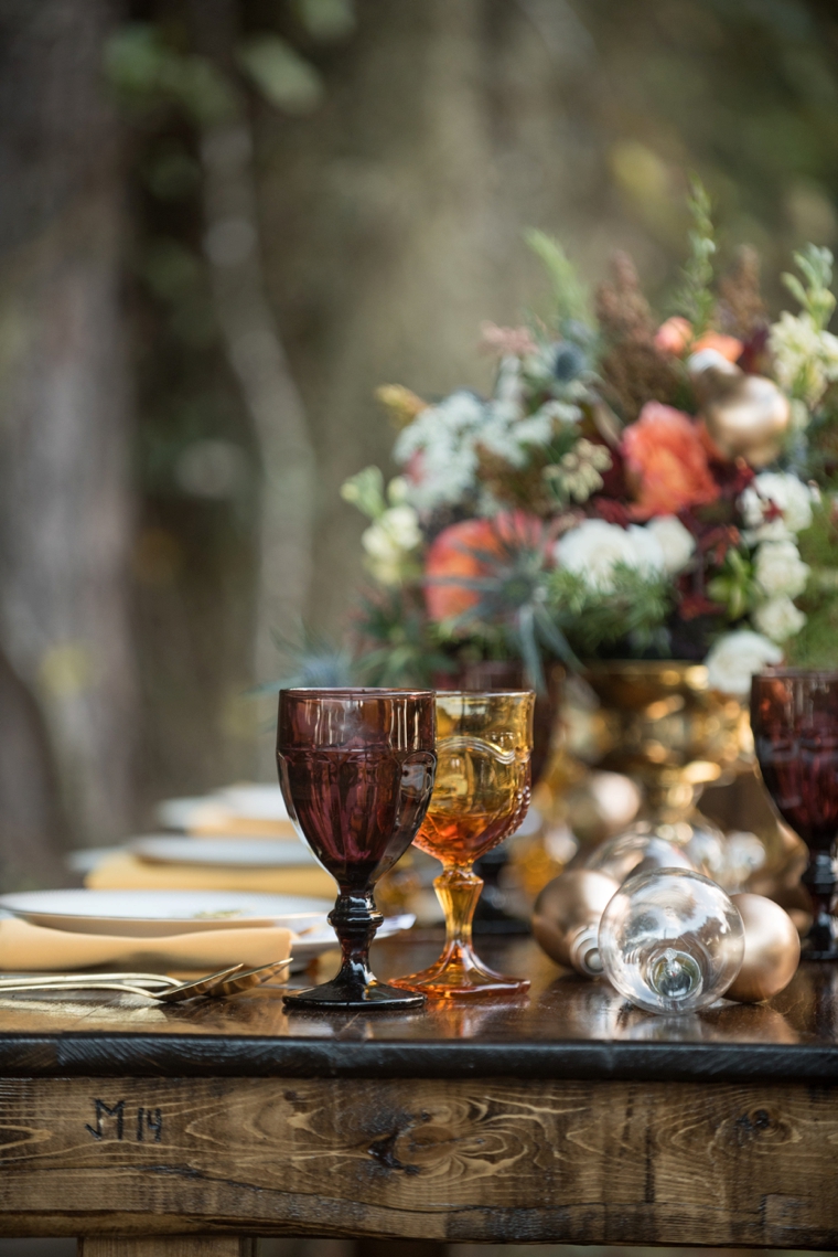 Eclectic Yellow, Plum & Marsala Wedding Ideas via TheELD.com