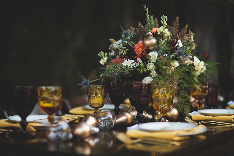 Eclectic Yellow, Plum & Marsala Wedding Ideas via TheELD.com