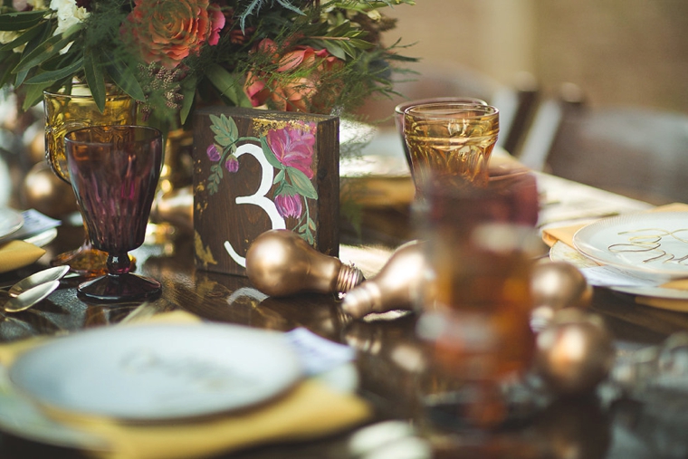 Eclectic Yellow, Plum & Marsala Wedding Ideas via TheELD.com