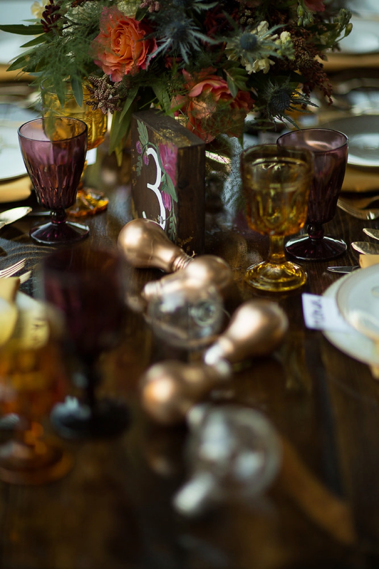 Eclectic Yellow, Plum & Marsala Wedding Ideas via TheELD.com