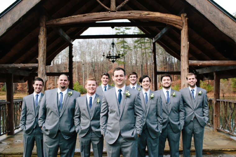 A Rustic Green and White Wedding via TheELD.com