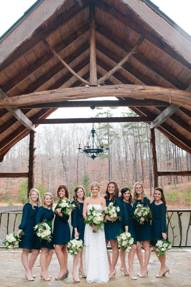 A Rustic Green and White Wedding via TheELD.com