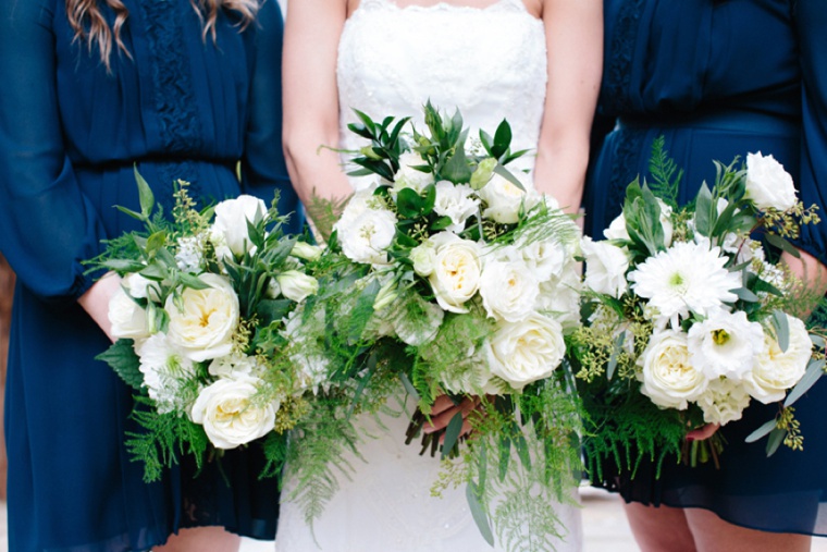 A Rustic Green and White Wedding via TheELD.com