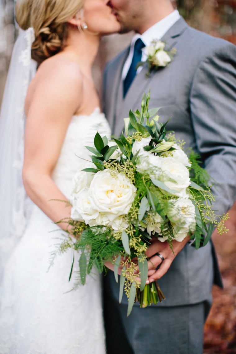 A Rustic Green and White Wedding via TheELD.com