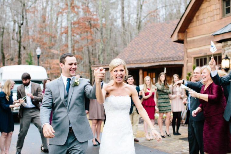 A Rustic Green and White Wedding via TheELD.com