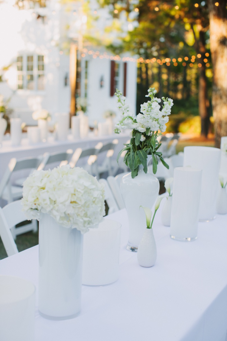 A Modern White Wedding via TheELD.com