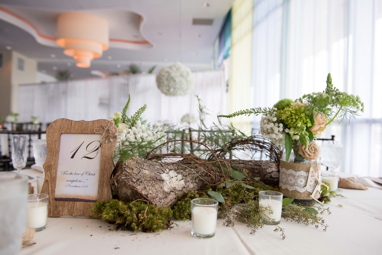 Rustic Green & White Nature Inspired Wedding via TheELD.com