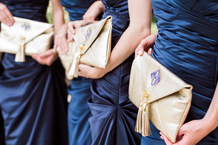 A Sophisticated Navy and White Wedding via TheELD.com