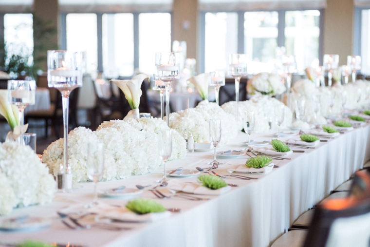 A Sophisticated Navy and White Wedding via TheELD.com