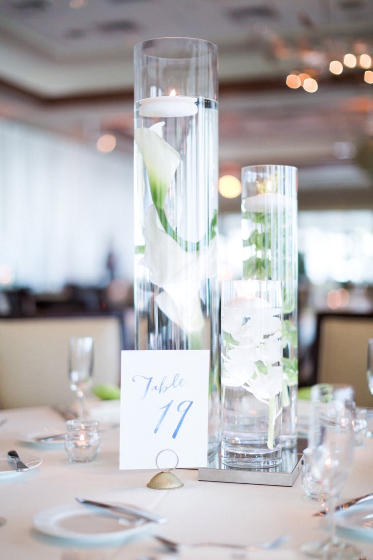 A Sophisticated Navy and White Wedding via TheELD.com