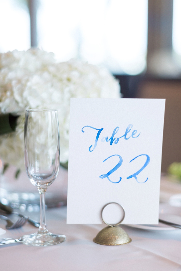 A Sophisticated Navy and White Wedding via TheELD.com