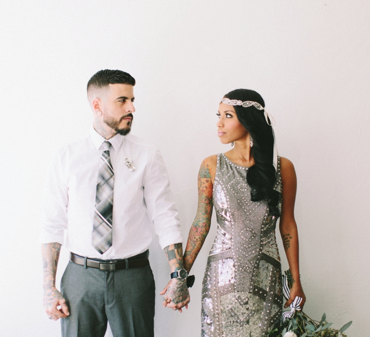 Chic Modern & Industrial Wedding Inspiration via TheELD.com