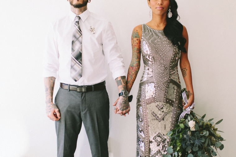 Chic Modern & Industrial Wedding Inspiration via TheELD.com
