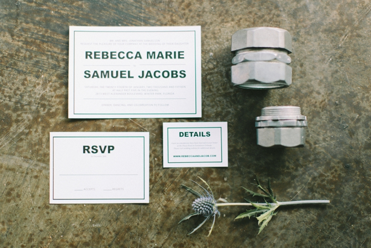 Chic Modern & Industrial Wedding Inspiration via TheELD.com