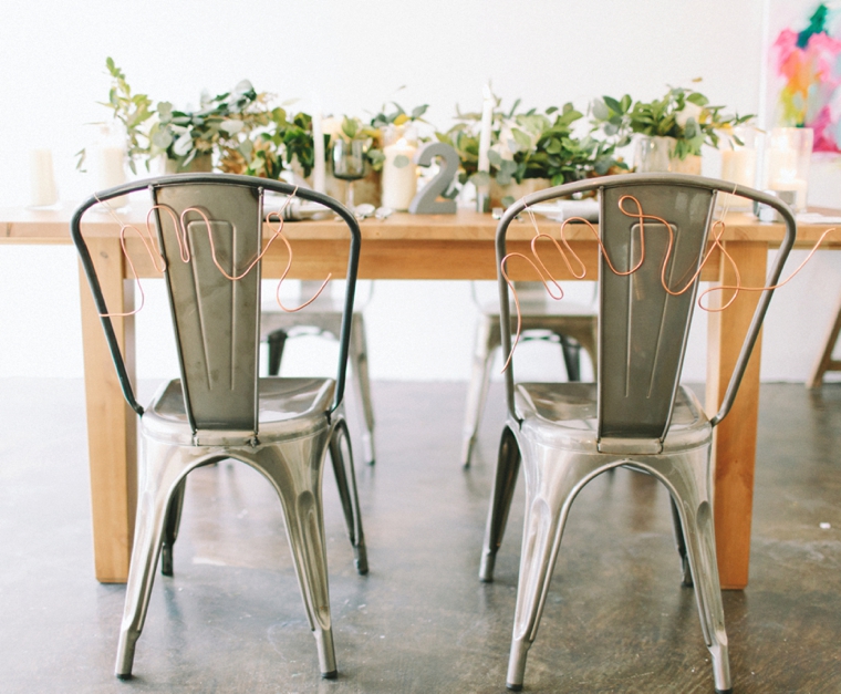 Chic Modern & Industrial Wedding Inspiration via TheELD.com