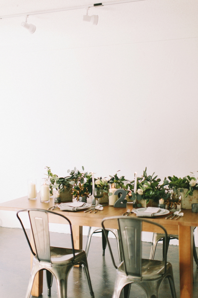 Chic Modern & Industrial Wedding Inspiration via TheELD.com