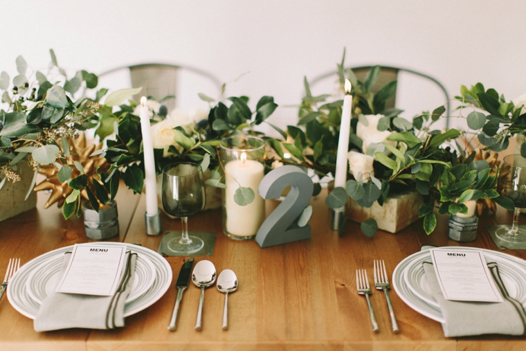 Chic Modern & Industrial Wedding Inspiration via TheELD.com