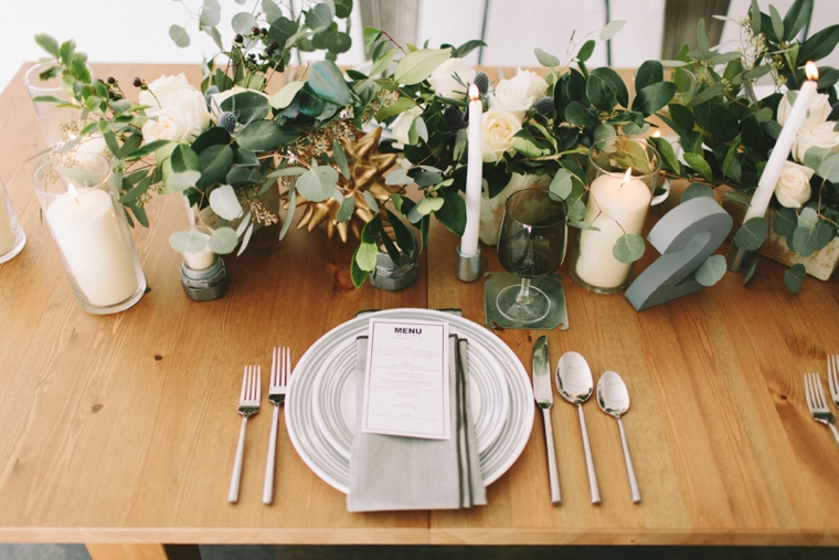 Chic Modern & Industrial Wedding Inspiration via TheELD.com