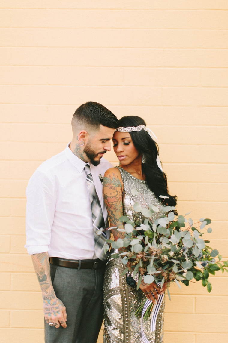 Chic Modern & Industrial Wedding Inspiration via TheELD.com