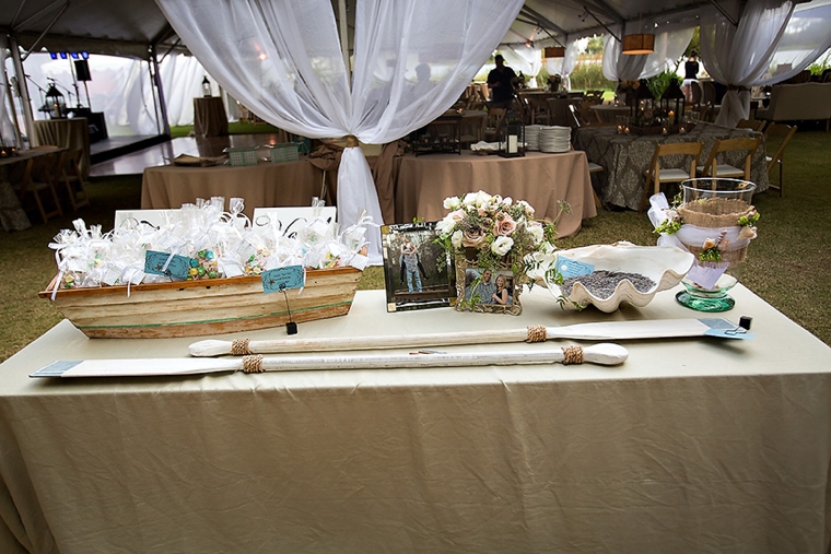 A Blush & Blue Rustic Elegant Wedding via TheELD.com