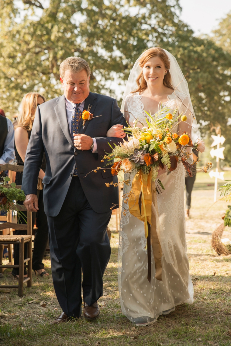 A Glamping Themed Yellow and Green Wedding via TheELD.com