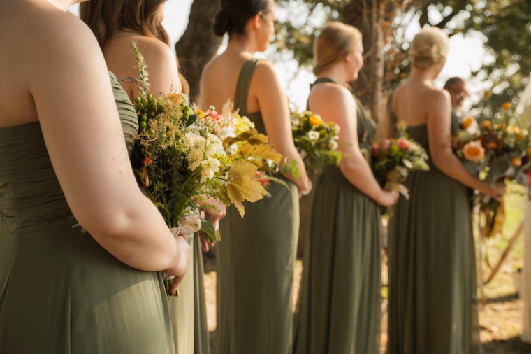 A Glamping Themed Yellow and Green Wedding via TheELD.com