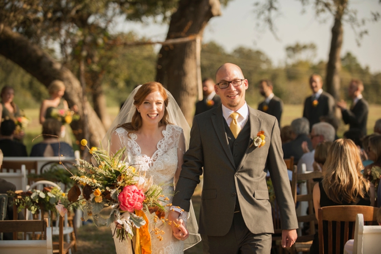 A Glamping Themed Yellow and Green Wedding via TheELD.com