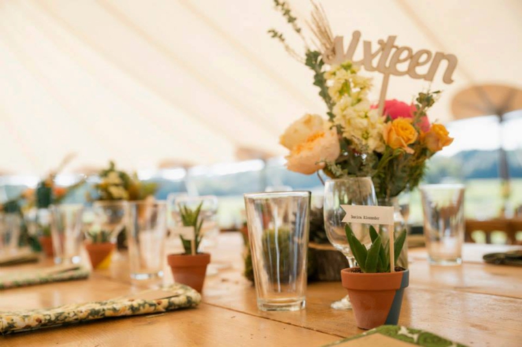 A Glamping Themed Yellow and Green Wedding via TheELD.com