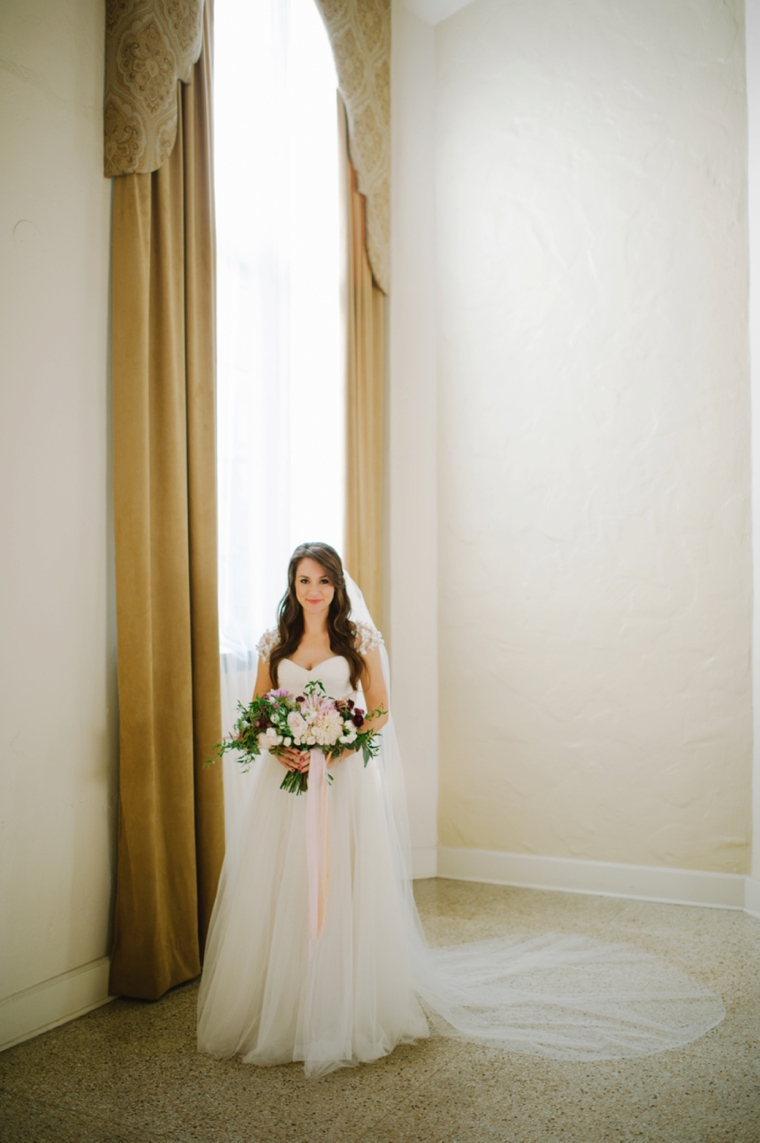 A Romantic Burgundy and Blush Wedding via TheELD.com