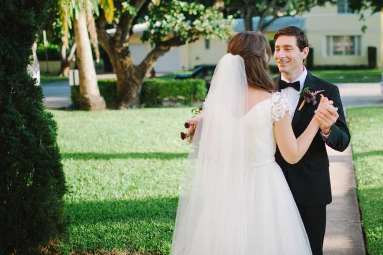 A Romantic Burgundy and Blush Wedding via TheELD.com